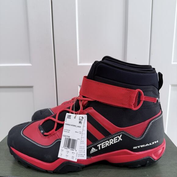 NEW ADIDAS TERREX HYDRO LACE HIKING BOOTS (CQ1755) SZ 14 MENS! - 9239